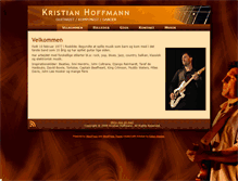 Tablet Screenshot of kristianhoffmann.dk